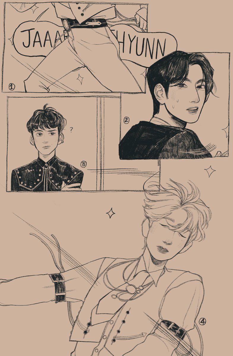 A comic panel I'll never finish :) 