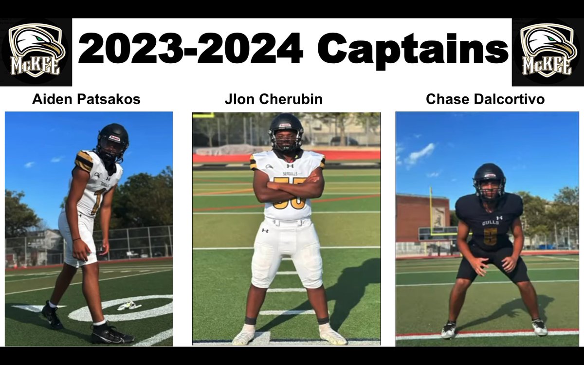 Ralph R. McKee CTE High School (@ralphrmckeecte) on Twitter photo 📢Congratulations to our 2023-2024 🏈captains: Aiden Patsakos, Jlon Cherubin, and Chase Dalcortivo.
The family is one of nature’s masterpieces.
-George Santayana
What better way to discover the 🥳news than through a heartfelt video from the captains' families🥰
<a href="/ChrisAppJr5/">Chris App Jr</a> 📢Congratulations to our 2023-2024 🏈captains: Aiden Patsakos, Jlon Cherubin, and Chase Dalcortivo.
The family is one of nature’s masterpieces.
-George Santayana
What better way to discover the 🥳news than through a heartfelt video from the captains' families🥰
<a href="/ChrisAppJr5/">Chris App Jr</a>