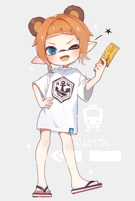 切符もらってハイカラデビューした #Splatoon