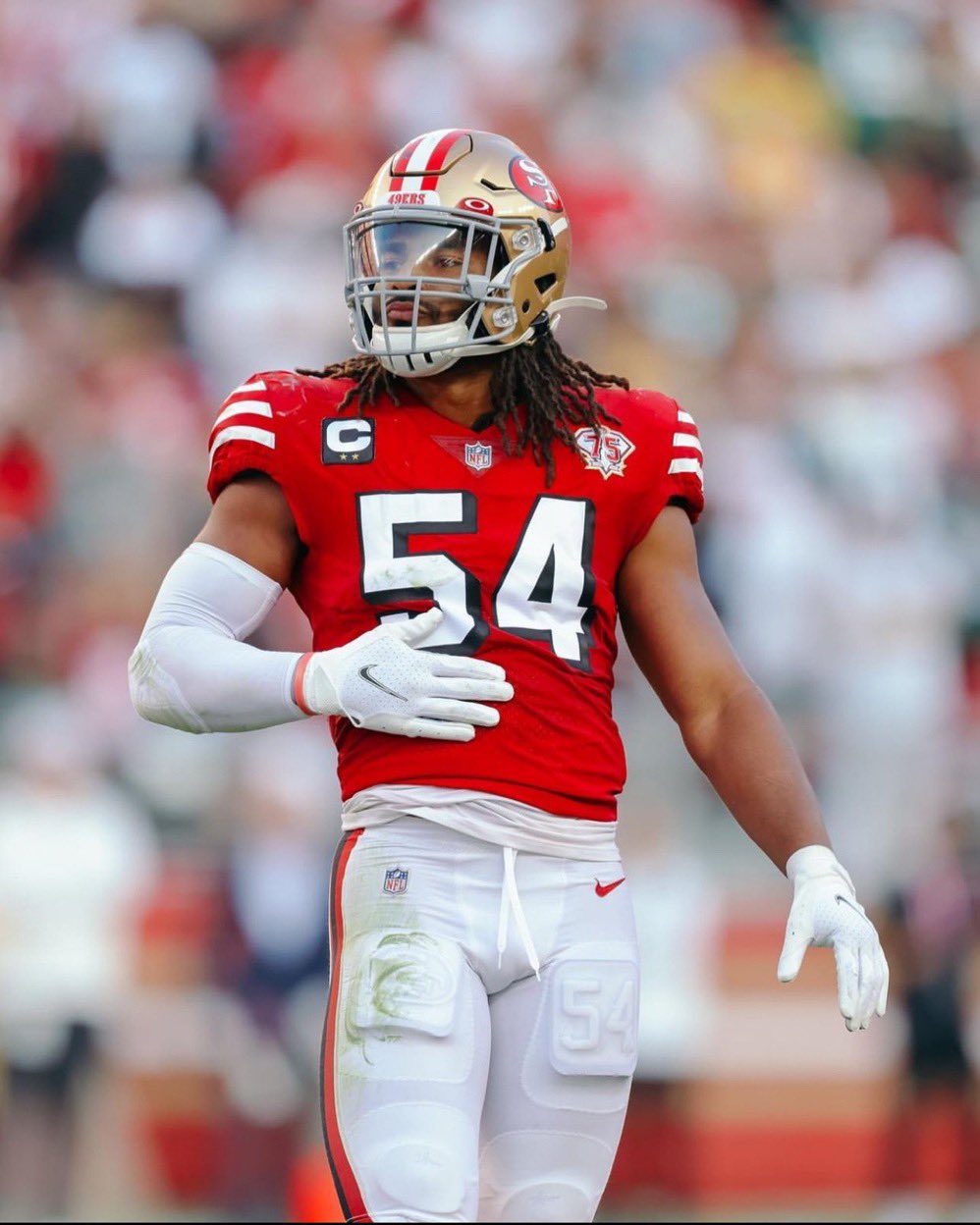 49ers white throwback jersey 2025