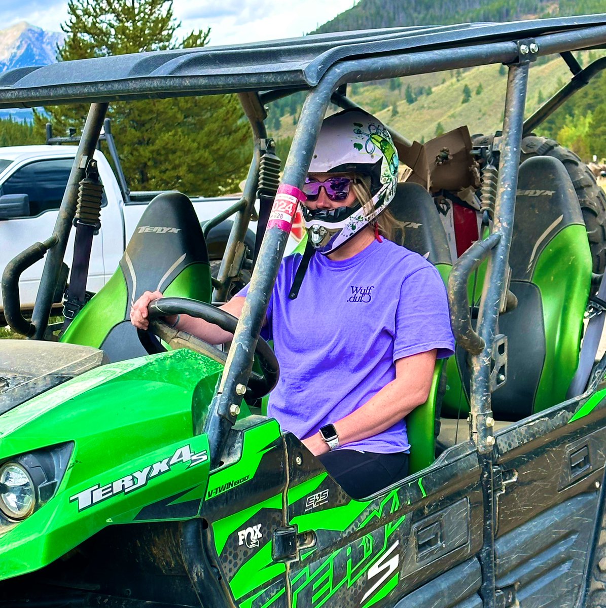 ATV day in Colorado… felt my @wulfboysocial tee was the only appropriate attire 🐺❤️