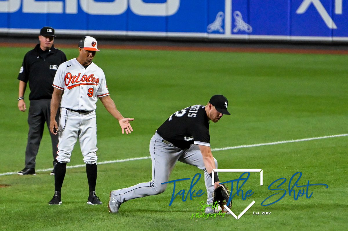 Orioles vs White Sox 8-28-23. Game shot from stands through the netting. © Take The Shot Sports Photography, MLB. Feel free to tag people you know, but do not crop or alter in any other way. Hi-Res 📸 : TakeTheShotSports.net