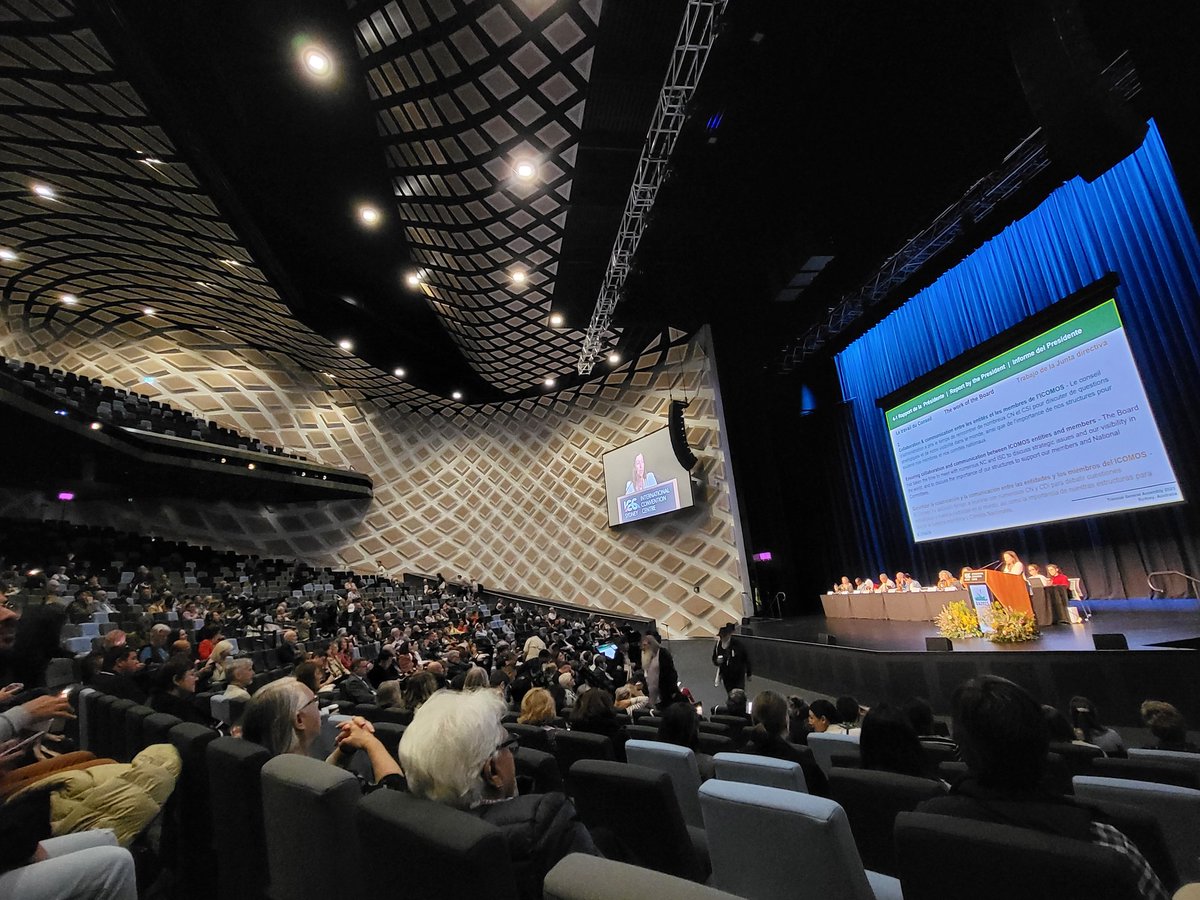 Currently <a href="/TeresaPatrcio1/">Teresa Patrício</a> shares the extraordinary work of <a href="/ICOMOS/">ICOMOS</a> at the <a href="/Icomos_GA2023/">ICOMOS GA2023</a>