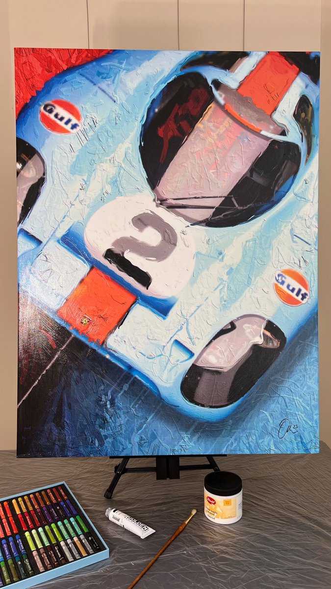 My original photo-art painting, Spirit of Daytona, is on PCARMARKET! 40” x 30” on canvas, finished with acrylic gel, pastels, and high-gloss medium.

pcarmarket.com/auction/porsch…

#art
#autoart
#automotiveart
#cars
#porsche
#porscheart
#porschelifestyle
#porschepainting
#porscheracing