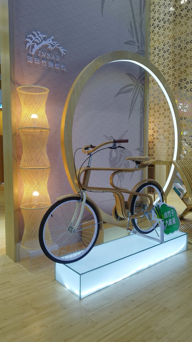 INBARofficial's tweet photo. Come and say hi at @CIFTIS! 🎋🎋🎋

#Bamboo has numerous advantages that make it an ideal alternative material to plastic!

#CIFTIS2023 https://t.co/mnxwVSmhhg