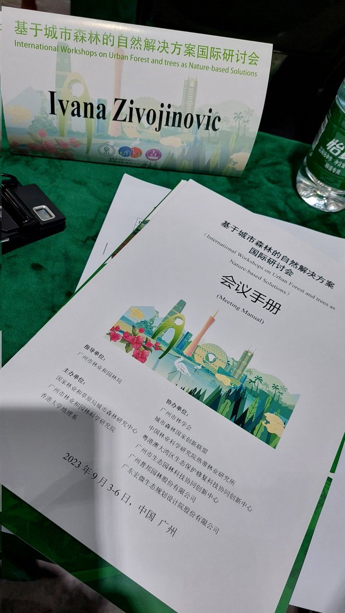 ninana09's tweet photo. Happy to be a part of @CLEARINGHOUSE_ International Workshops on Urban Forest and trees as Nature-based Solutions in #Guangzhou #China 
Our agenda includes exciting visits &amp; knowledge-sharing sessions with Chinese partners on #sustainable #green #cities #biocities #urbanforestry https://t.co/YH7qVOF6hr