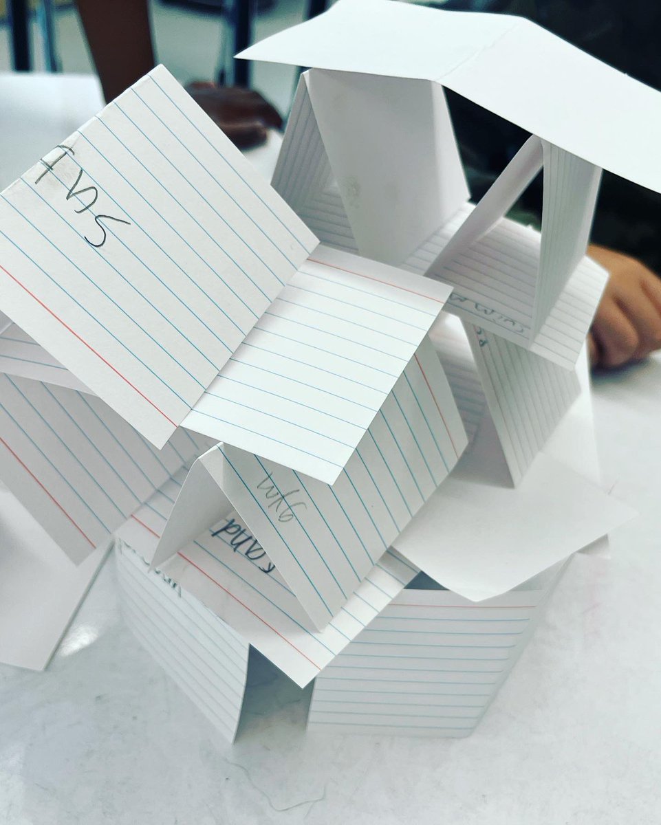 lilminiw's tweet photo. Grade 5’s enjoyed the book The Day You Begin and finding similarities with classmates to build towers. #HHEHighlights #HHEgrade5 #STEMatHHE https://t.co/nrLyVYmA7d