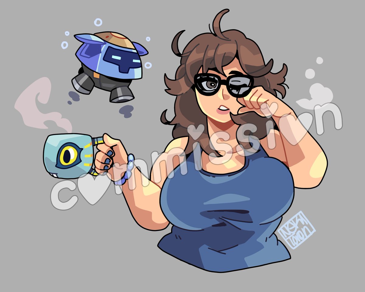 Mei managing to get up 💤💤 Commission for: @hazelnutjuice