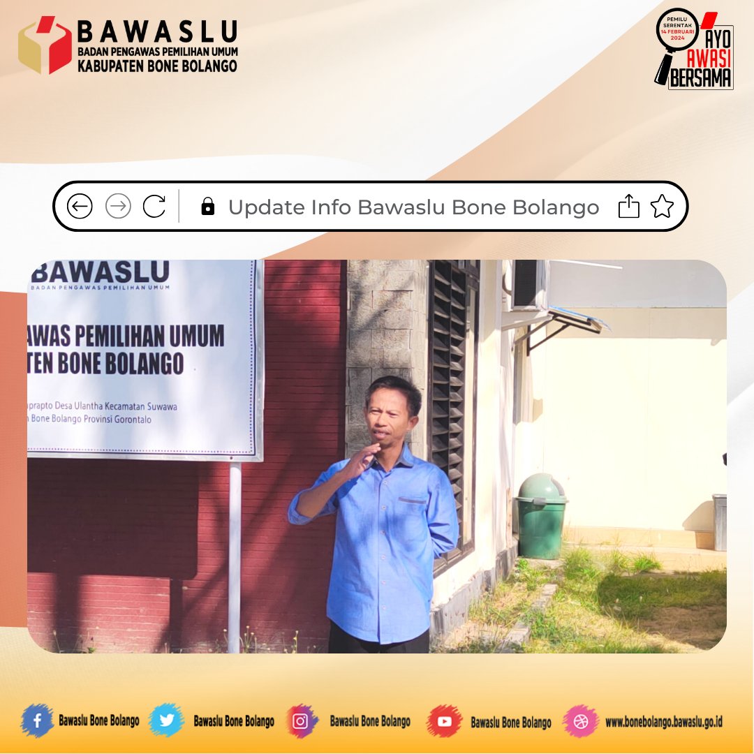 BwsBoneBolango's tweet photo. #SahabatBawaslu Ketua Bawaslu Kabupaten Bone Bolango, Sofyan Djama menjadi pembina dalam apel rutin Senin di lingkungan Bawaslu Kabupaten Bone Bolango (4/9/2023). https://t.co/ILuUoHNSn8