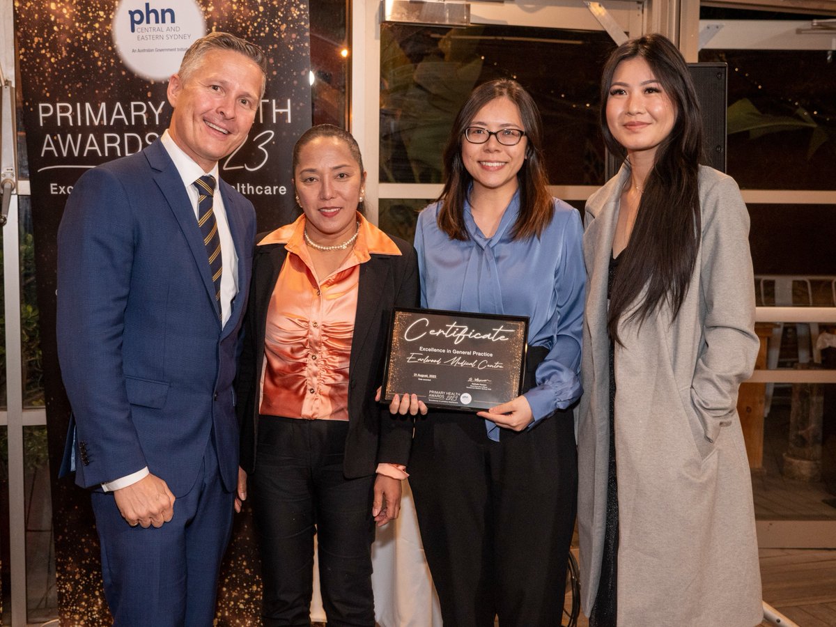 CESPHN's tweet image. Spotlighting the finalists in the Excellence in General Practice Awards at last week&apos;s #CESPHN Primary Health Awards 2023. Congratulations, Bethany Medical Centre, Engadine and Earlwood Medical Centre. 
Read about the winners &amp;amp; finalists: ow.ly/jRRc50PHi6j

#CESPHN #PHA2023
