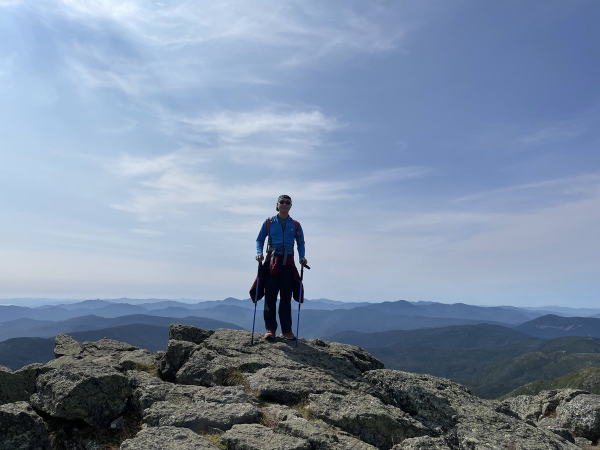 Perfect weather for hiking up to Mt Washington, the Northeast’s highest peak and the deadliest mountain in the U.S.  The adjacent Mt Monroe (P2) is just an appetizer.