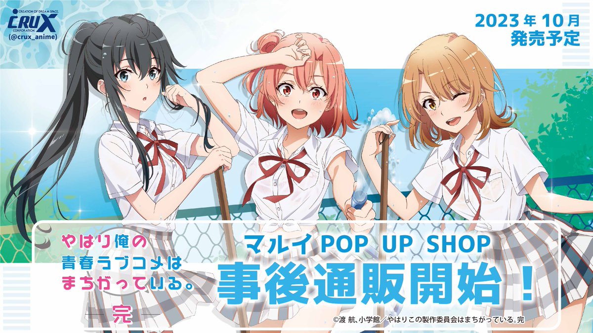 ☆大好評につき一部商品の再受注決定☆ TVアニメ『やはり俺の青春