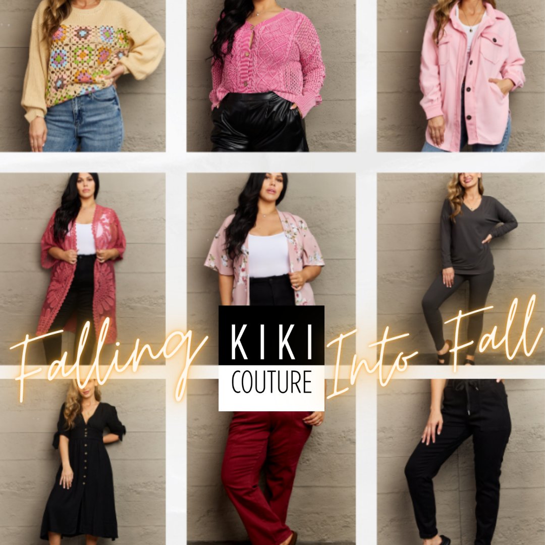 Bye-Bye Summer... we're ready for Fall at kikicouture.com

#kikicouture #fallfashion #trendyclothes #falloutfits #wardroberefresh #fallingintofall #fallstyles #womensfashions #womensclothing