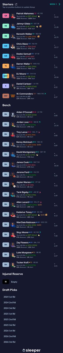 3lisDreamTeam's tweet photo. Lets go!!! We are pumped!!!!!! #dynasty ⁦@DFLFantasy⁩ https://t.co/IpCKqrWGDu