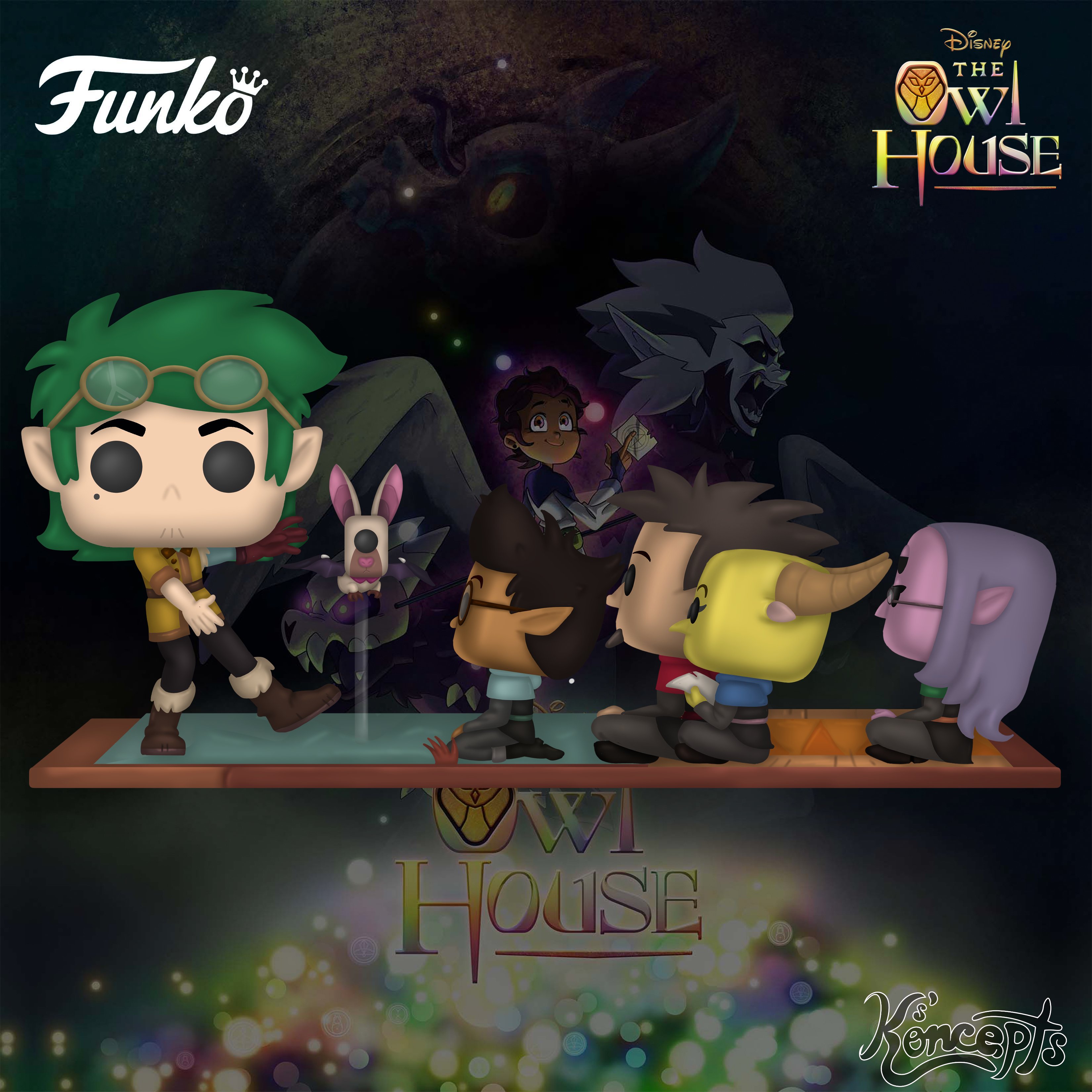 K's Koncepts on X: #607 Funko Pop! Box & Pop Concept: Eda, Luz