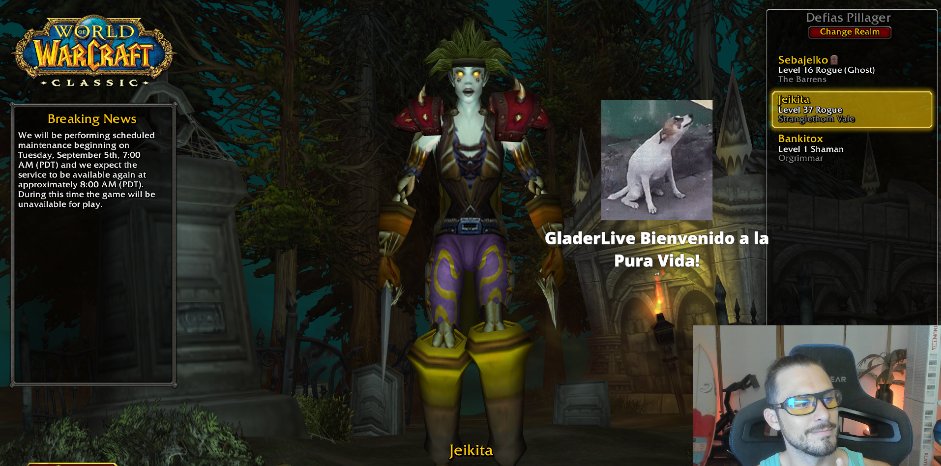 Seguimos subiendo en WoW Classic ERA HARDCORE!" Rogue lvl 37 Gogogo! #wowhardcore #wowclassic #wowclassichardcore #worldofwarcraft  <a href="/ClassicHardcore/">Classic Hardcore</a> 

twitch.tv/jeikostate