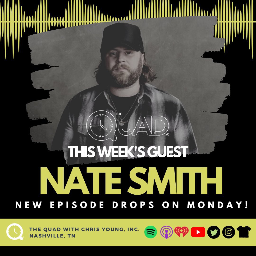 QUAD Excited to have Nate Smith joining us on tomorrow's podcast! #