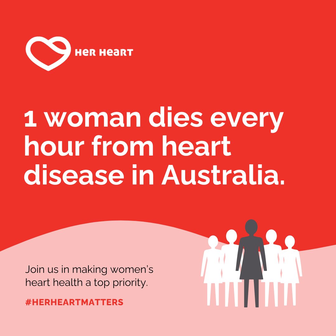 Today marks the start of our #HerHeartMatters Campaign. We are shining a light on a topic that truly matters: Women's Heart Health. For more info: herheart.org/join-the-herhe… #EndGenderBias #HeartHealth