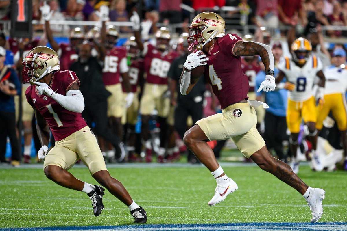 Tonight you’re seeing why we (the @TomahawkNation recruiting analysts) wanted Keon Coleman so badly out of HS…but late is better than never! 📸: Charles Mays