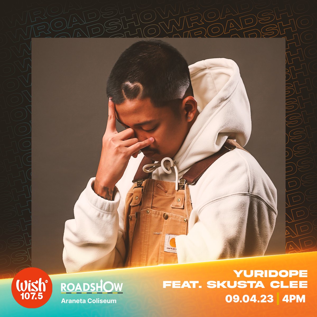 wish1075's tweet photo. Don't miss the Wish Bus comeback performance of Pinoy rock band Rocksteddy, singer-songwriter @ylona_garcia, and hip-hop acts Skusta Clee and Yuridope on today's Roadshow!

The Wish 107.5 Bus will be parked at the Araneta Coliseum (Green Gate). Program will begin at 4 p.m. PHT. https://t.co/AbJ8RVvXVj