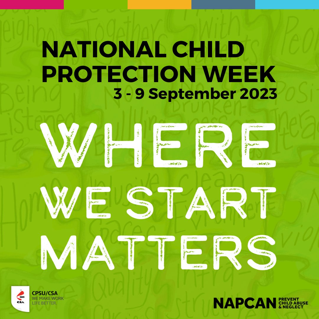 cpsucsa's tweet image. It's National Child Protection Week❤ #NCPW23 reminds us that “Where we start matters”. Every child deserves to grow up in a safe and nurturing environment that supports them according to their needs, now and into the future #NCPW #NationalChildProtectionWeek #wherewestartmatters