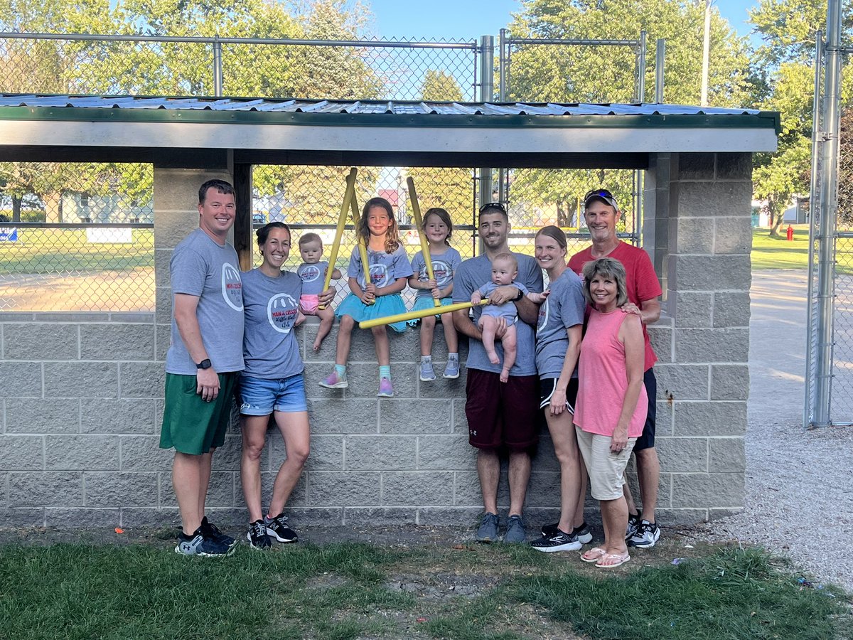 KellarRodney's tweet photo. Great day ….. family and wiffleball!!   Next year Main &amp; Crescent will come back healthy and hungry!! https://t.co/Nrepjpt4Fi