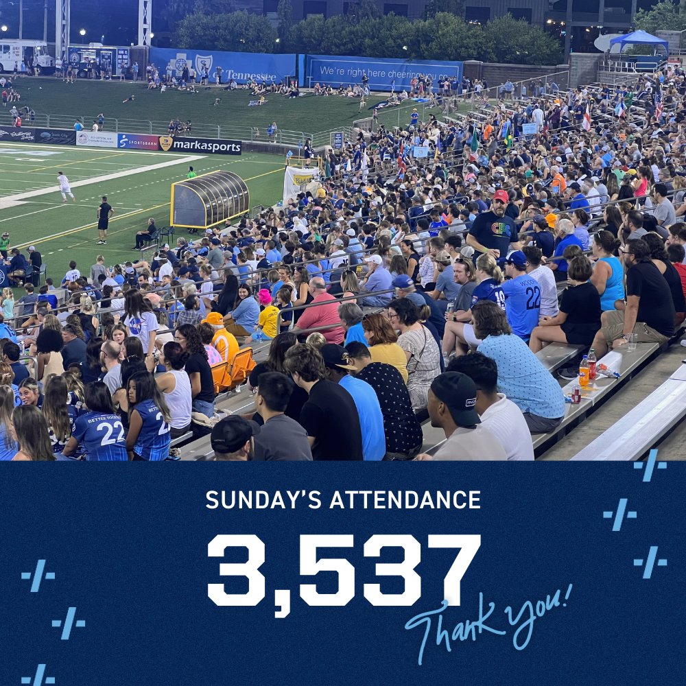 Best crowds in the county. 

#ThankYouChattanooga #SomosCFC