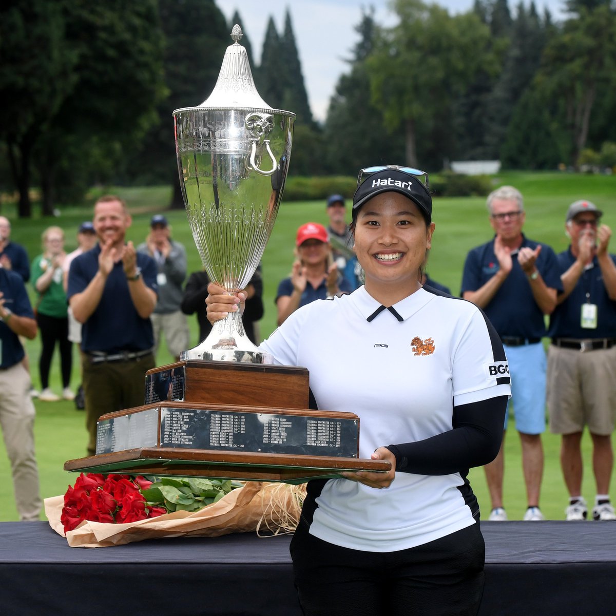 LPGA's tweet image. Chanettee Wannasaen's last 10 LPGA Tour finishes:

CUT
CUT
CUT
CUT
CUT
CUT
CUT
CUT
CUT
1st 🏆

What a sport.