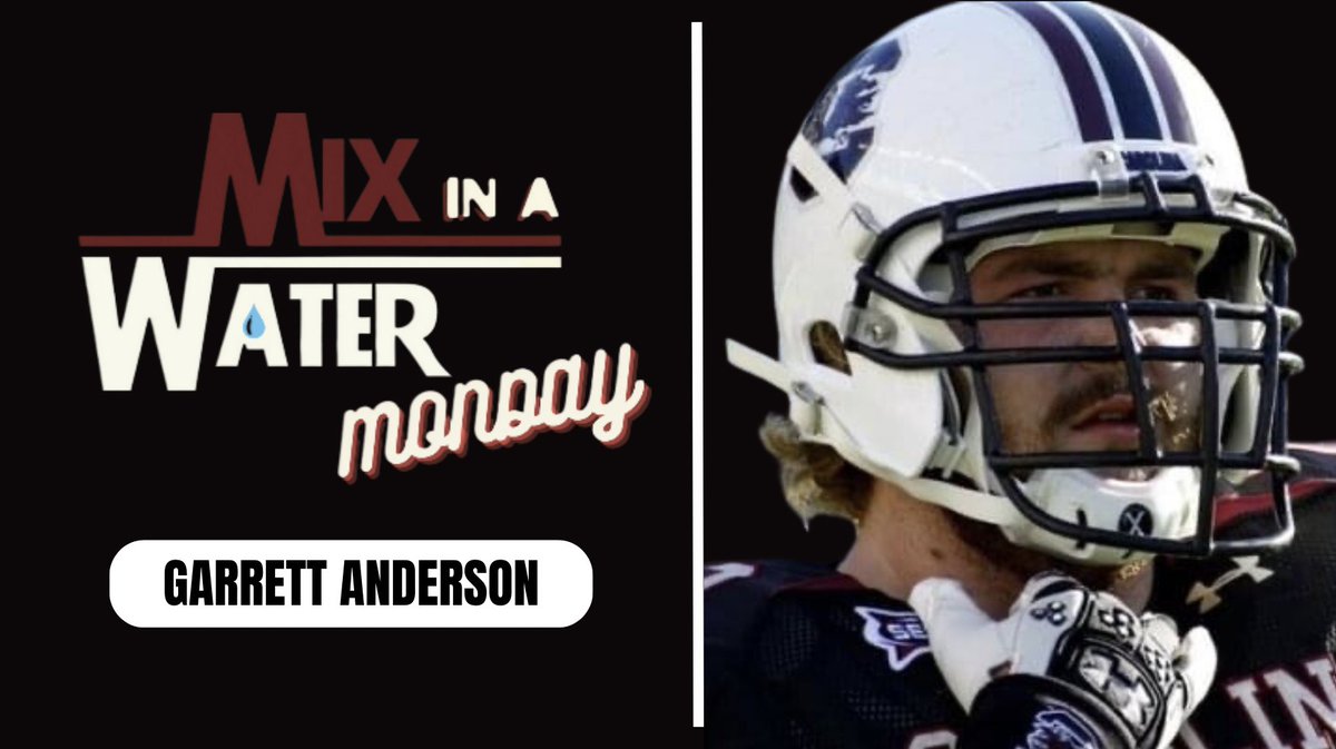 Tomorrow's guest on Mix in a Water Monday is former Gamecocks OL Garrett Anderson (<a href="/JGA_70/">J. Garrett Anderson</a>). Garrett provides a unique perspective on the offensive line &amp; USC's offense plus he shares how South Carolina moves forward.

Watch the full video starting at 9 a.m. on <a href="/GamecockCentral/">GamecockCentral.com</a>