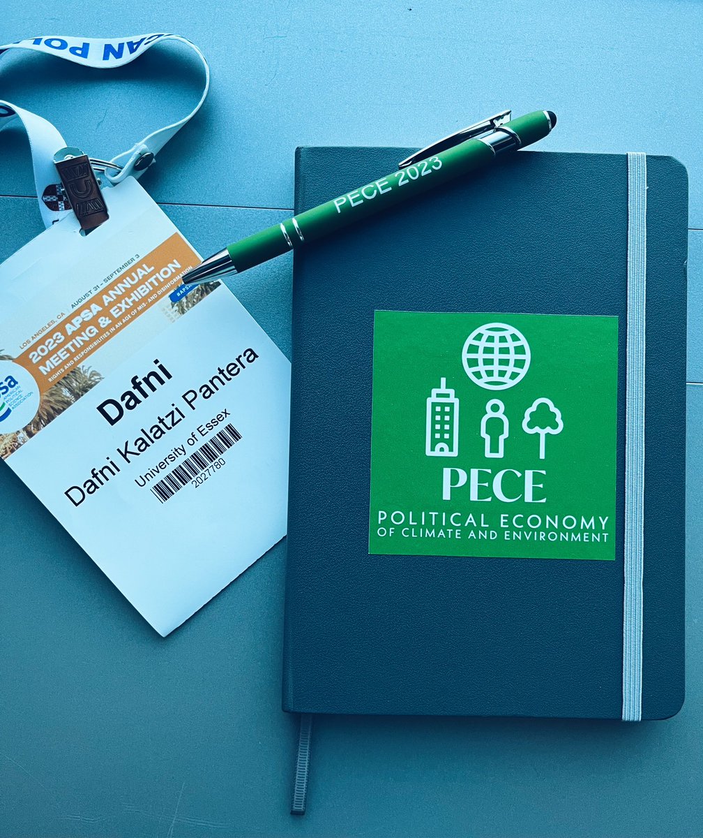 Just finished my first #APSA2023. It was great to catch up with new climate work, present my research, and get new project ideas! Also, great job to the organisers of the #PECE pre-conference at UCLA. Glad to be part of the “climate-obsessed” group! <a href="/APSAtweets/">APSA</a> <a href="/STEP_APSA/">STEP APSA</a>