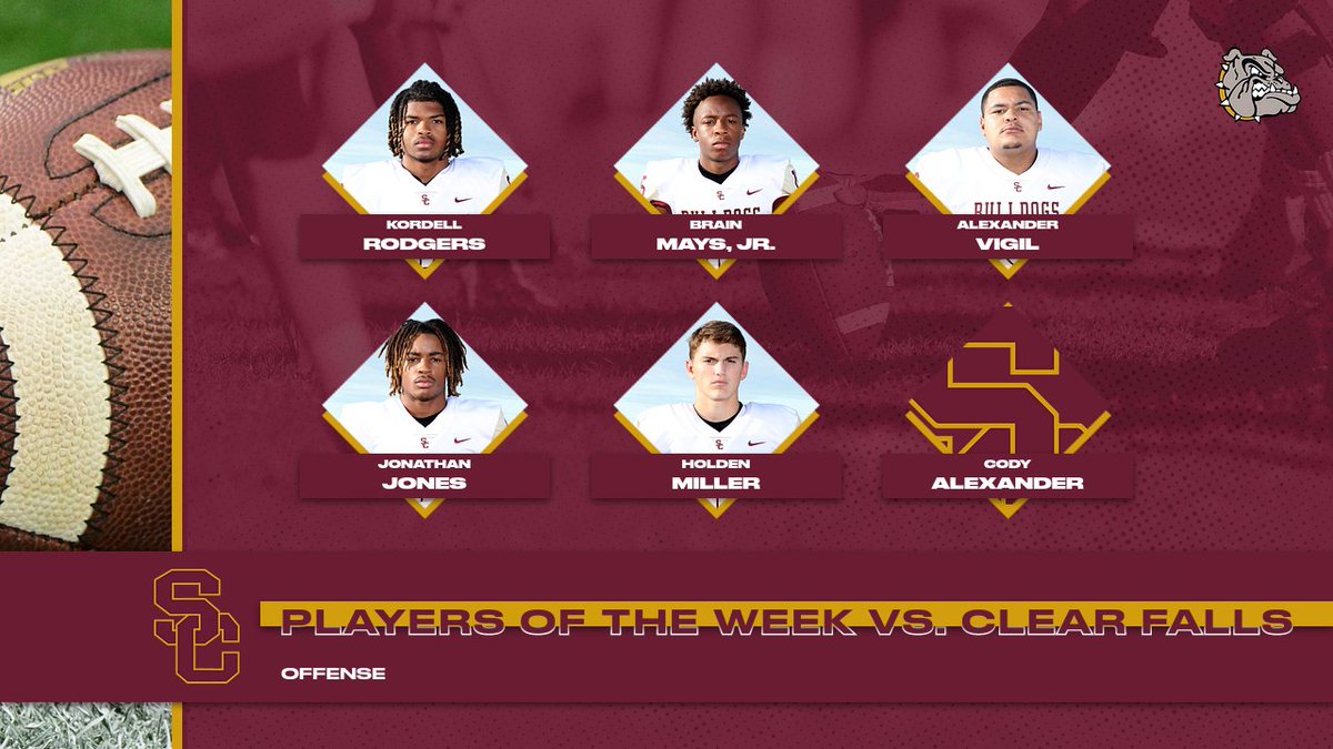 Varsity Offensive players of the week. #ALLIN