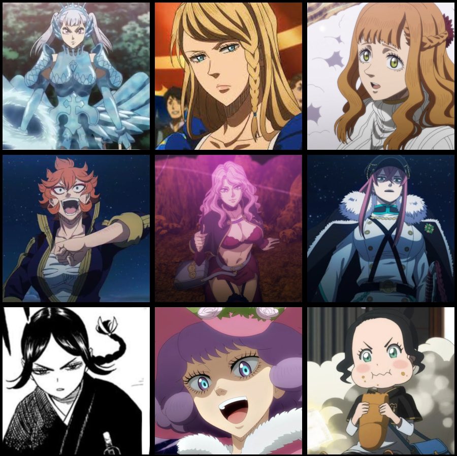 Top 50 Most Popular Black Clover Characters Of All Time