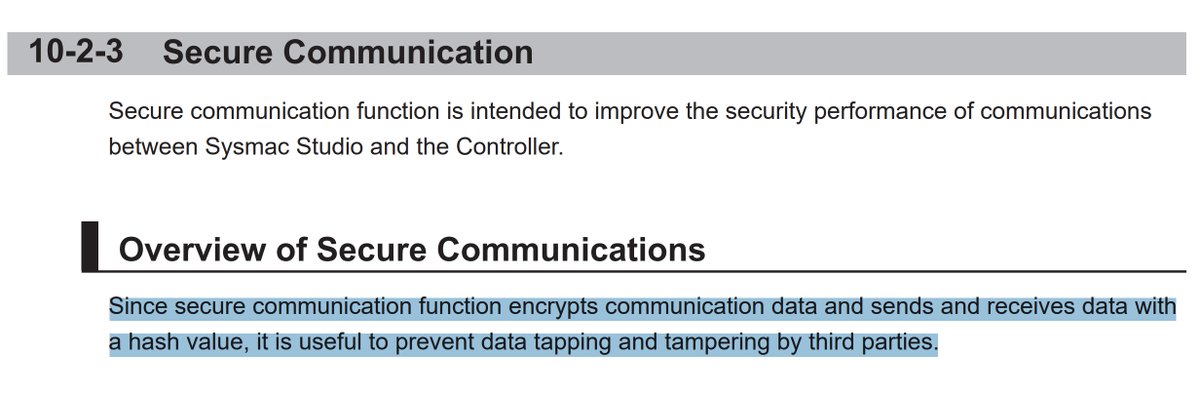 3threes2's tweet image. TLSになっちゃったかもな
NX CPUの抜け穴がFirmware 1.49以上がなくなった
涙
#Omron #SysmacStudio #PLC