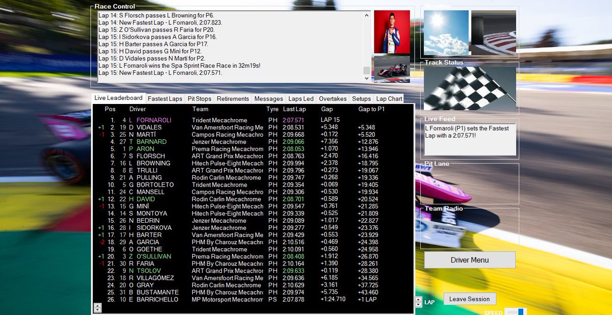 formula3_f0's tweet photo. Leonardo Fornaroli calouro do ano na última FRECA vence com direito e volta mais rápida, o italiano consegue a primeira vitória da temporada.

David Vidales e Nerea Martí completam o pódio.

Podium WT:

Nerea Martí P3
Abbi Pulling P9
Irina Sidorkova P16 https://t.co/BLPlvjPaRE
