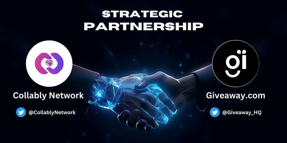 🤝 We are thrilled to announce our exciting partnership with @CollablyNetwork, a renowned organization dedicated to fostering innovation, and expansion within the digital realm. Both of us will unite our strengths and expertise to drive innovation and growth in the industry!🚀…