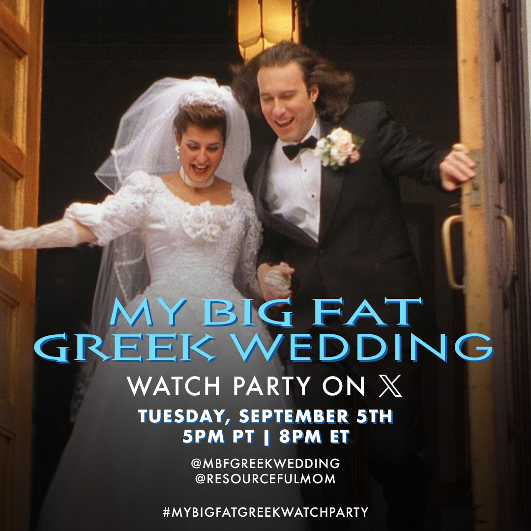 Before you see #MyBigFatGreekWedding3 in theaters this Friday, let's rewind 📷 to where it all began! 

Join the #MyBigFatGreekWatchParty Tues Sept 5 at 8pm ET as we watch the first film together on <a href="/Peacock/">Peacock</a>!