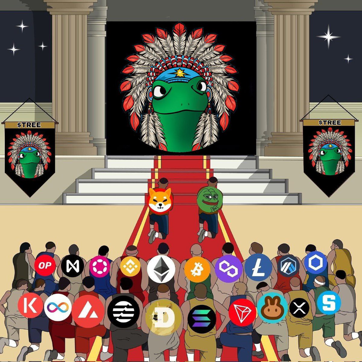 treemeister_trx's tweet photo. Soon. The $TREE Army is growing stronger by the minute. 
Join us: https://t.co/rQnlHbWhaA https://t.co/D44XIyiIm6