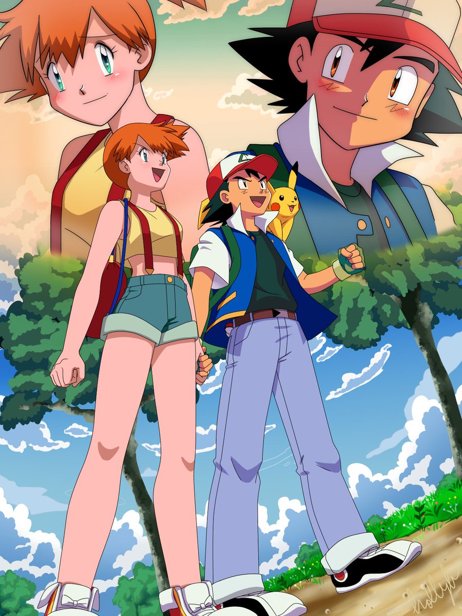 hfreed84's tweet photo. Not even a day after parting ways, Ash comes to a decision. He won't accept saying goodbye to Misty. It's not fair to him, and it's not fair to Misty either.

So he chases her down, finds her, and states that he's not leaving without her.

Well...how can Misty say no to that? https://t.co/LIyB8IyJq4