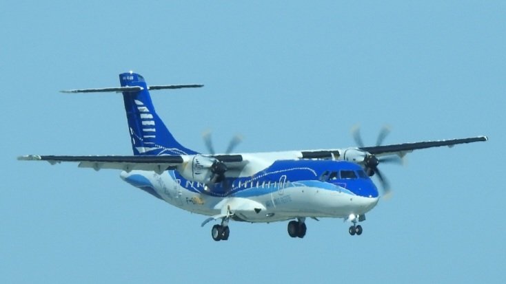 veryboeing's tweet photo. Air Saint-Pierre #ATR42 -600 #FORLB CYHZ https://t.co/E4CR9SmsHn