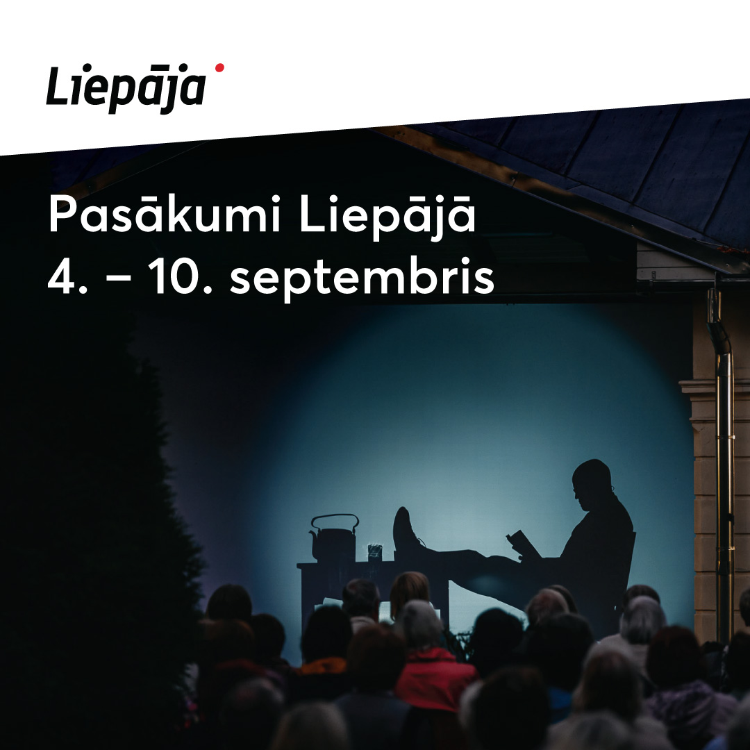 Ieskaties, kādi pasākumi Liepājā plānoti no 4. līdz 10. septembrim, iesākot septembri ar kādu no tiem! 🌼 📌Pasākumu apkopojumu skaties: facebook.com/liepajalv 📌Visus pasākumus vienkopus skaties: kalendars.liepaja.lv