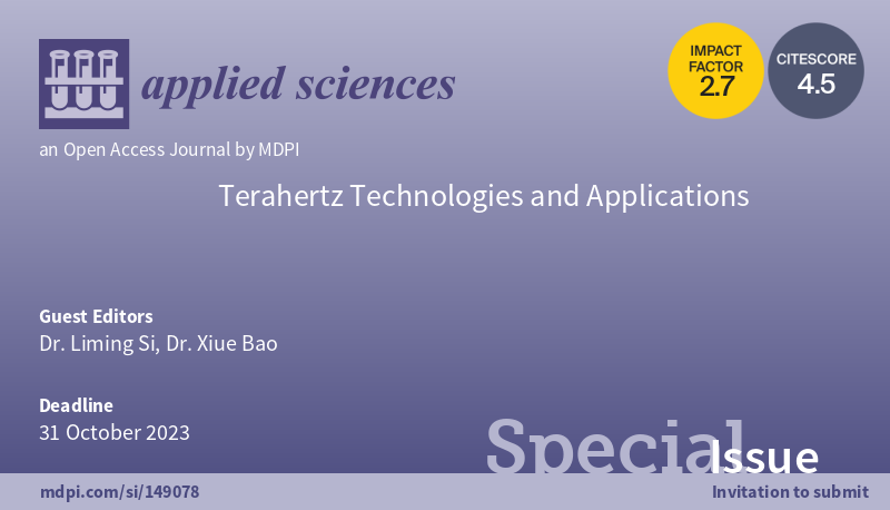 Optics and Lasers Applied Sciences tweet media