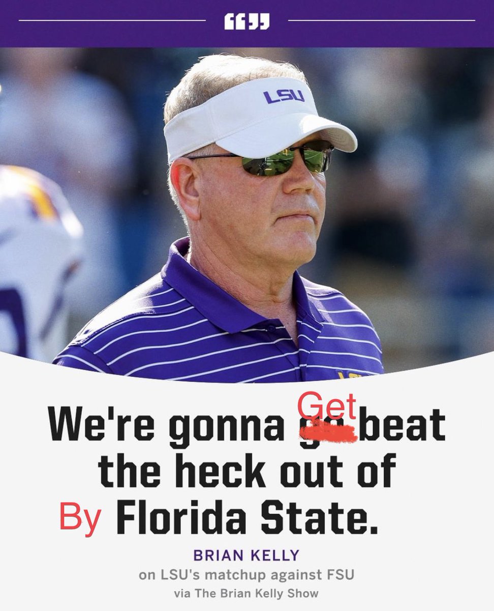 Ppateras's tweet photo. @FSUFootball @Seminoles #FSUFootball #FSUvsLSU https://t.co/6KOCkPo5wE