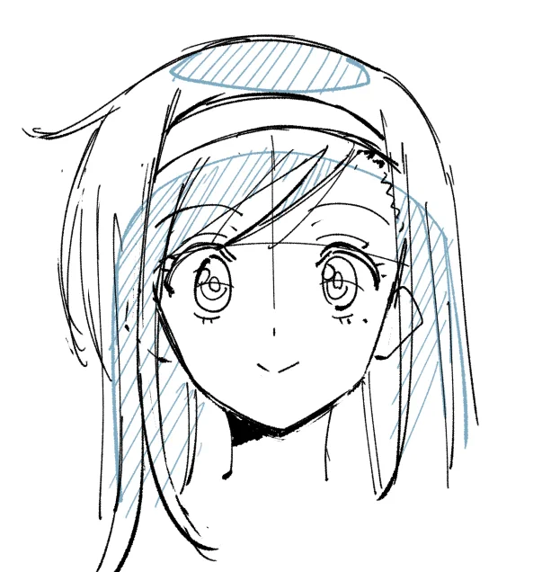 1影でノーマルの色をハイライトに見立てるとぼく勉のアニメっぽくなるよ。っていうどうでもいいメモ 