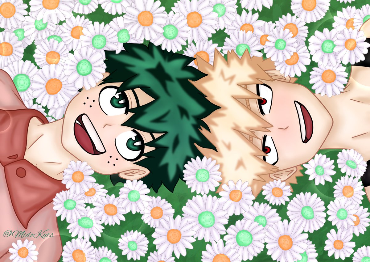 WispOfAngel's tweet photo. Okaeri 2023 prompt 7: Flowers
I was able to finish painting it

#bkdk #okaeri2023 #domesticbkdkweek2023 https://t.co/rvwKfIBuHp