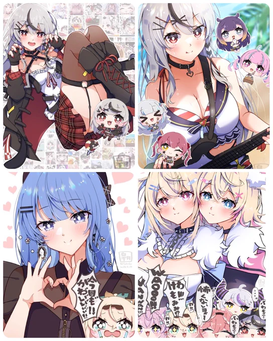 #絵柄が好きっていう人にフォローされたい   頭身あげたり下げたりしてホロライブ、沙花叉クロヱちゃん中心で色々描いてます✌️よろしくお願いします🙇