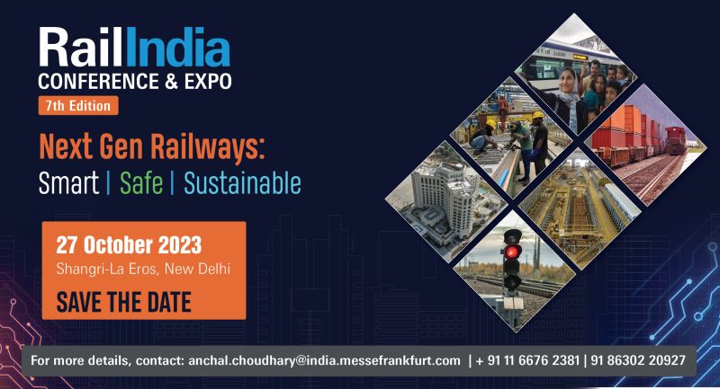 We are pleased to be supporting the  upcoming Rail India Conference &amp; Expo which will take place on the  27th October 2023 at the Shangri-La Eros, New Delhi, India. For more  information and to register to attend, visit: lnkd.in/fs_jzjs