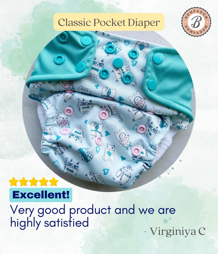 bumpadum's tweet photo. Thanks, Virginiya C! 😊 

Thrilled you love our Bumpadum Classic Pocket diaper. 
Your feedback means a lot! If you ever need assistance, reach out. 
Happy diapering! 🌟 

#HappyCustomer #BumpadumDiapers #Parenting" https://t.co/FeIwNhGjzk