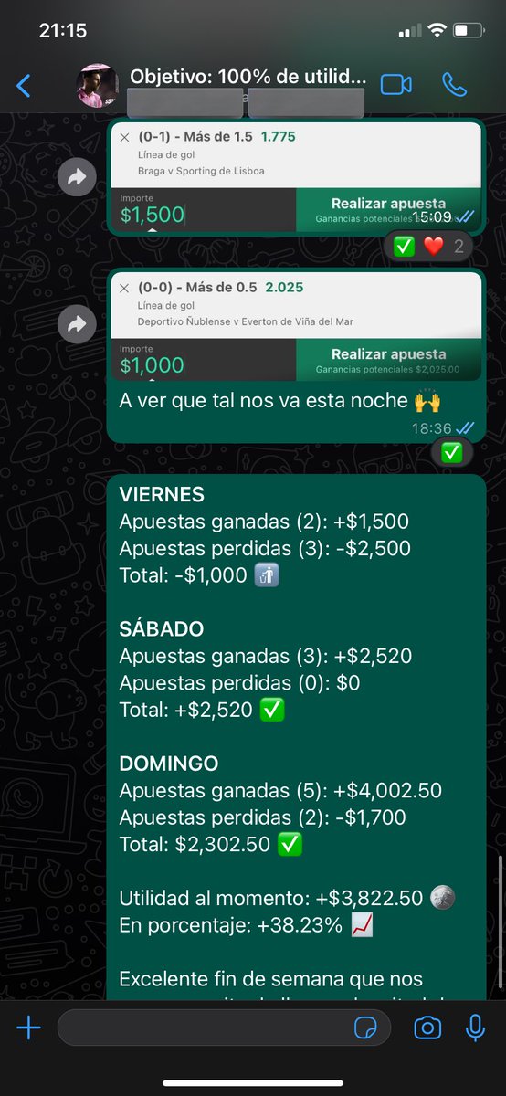 SmartBetsMex's tweet photo. CASI 40% DE UTILIDAD EN 3 DÍAS. ✅

9-2 en nuestras jugadas, a nada de llegar a la mitad de la meta. 📈

$3,822.50 de ganancia en 2 días. 🪙

Te estás perdiendo de hacer mucho dinero con nosotros. 😮‍💨

Se van $300 entre los RT y ❤️ a este tuit para cerrar el domingo bonito. 💘 https://t.co/dAk8v1o3z6