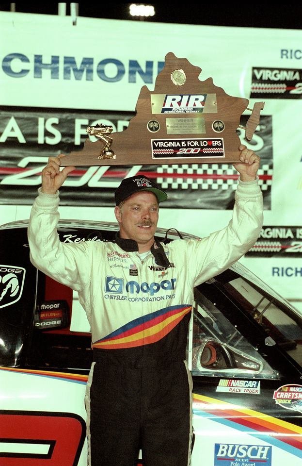 26 years ago today, Bob Keselowski won the 1997 Virginia Is For Lovers 200 @ Richmond, Keselowski's only NASCAR Truck Series win.