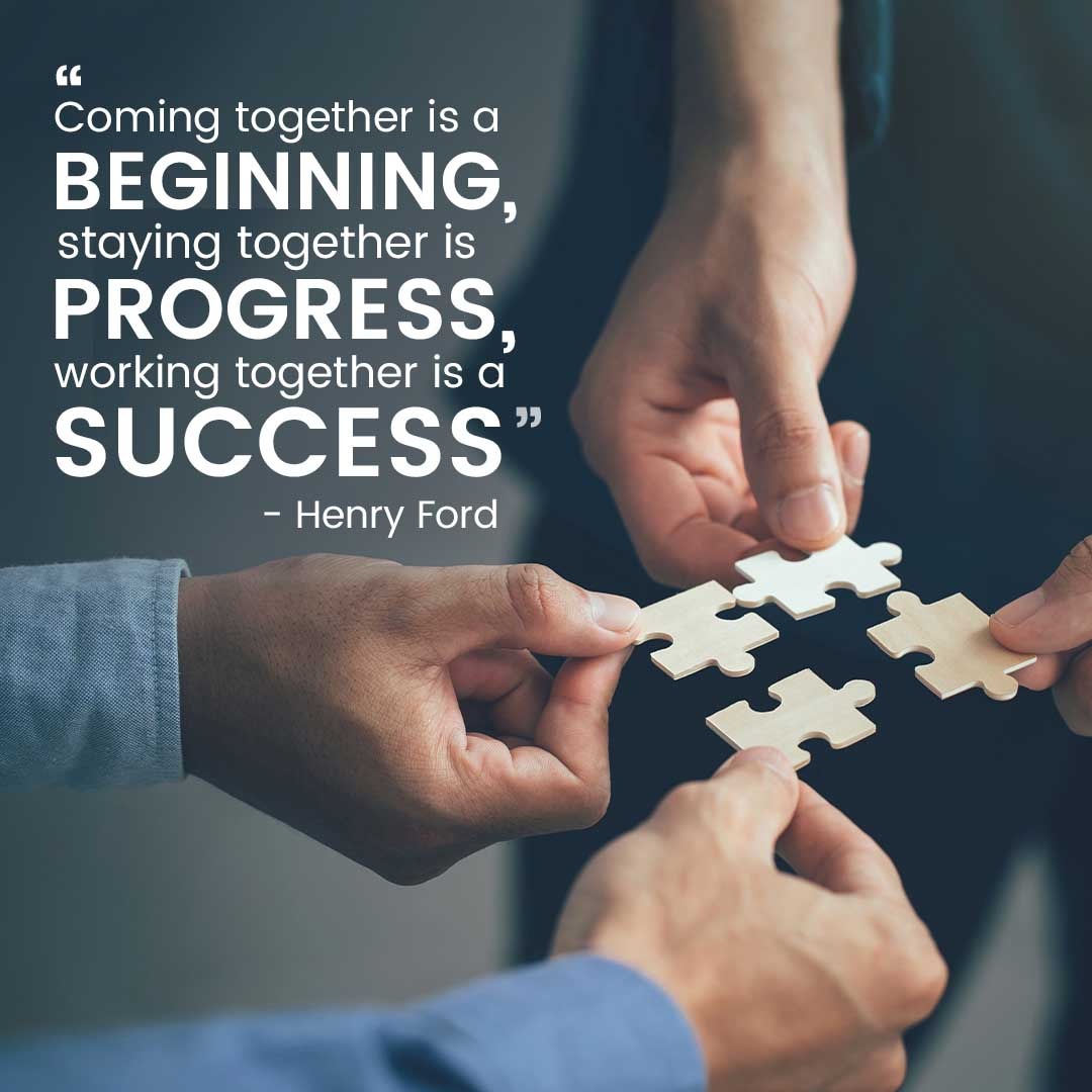 MDRupenPatel's tweet photo. Every morning when I go to work, these words of wisdom by Henry Ford ring profoundly true, especially while working on various projects. Any remarkable journey starts with a collective vision, diverse talents, and a strong foundation. (1/2)

#QuoteOfTheDay #MondayMotivation https://t.co/3AFR7BElI1